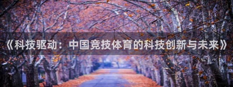 《科技驱动：中国竞技体育的科技创新与未来》